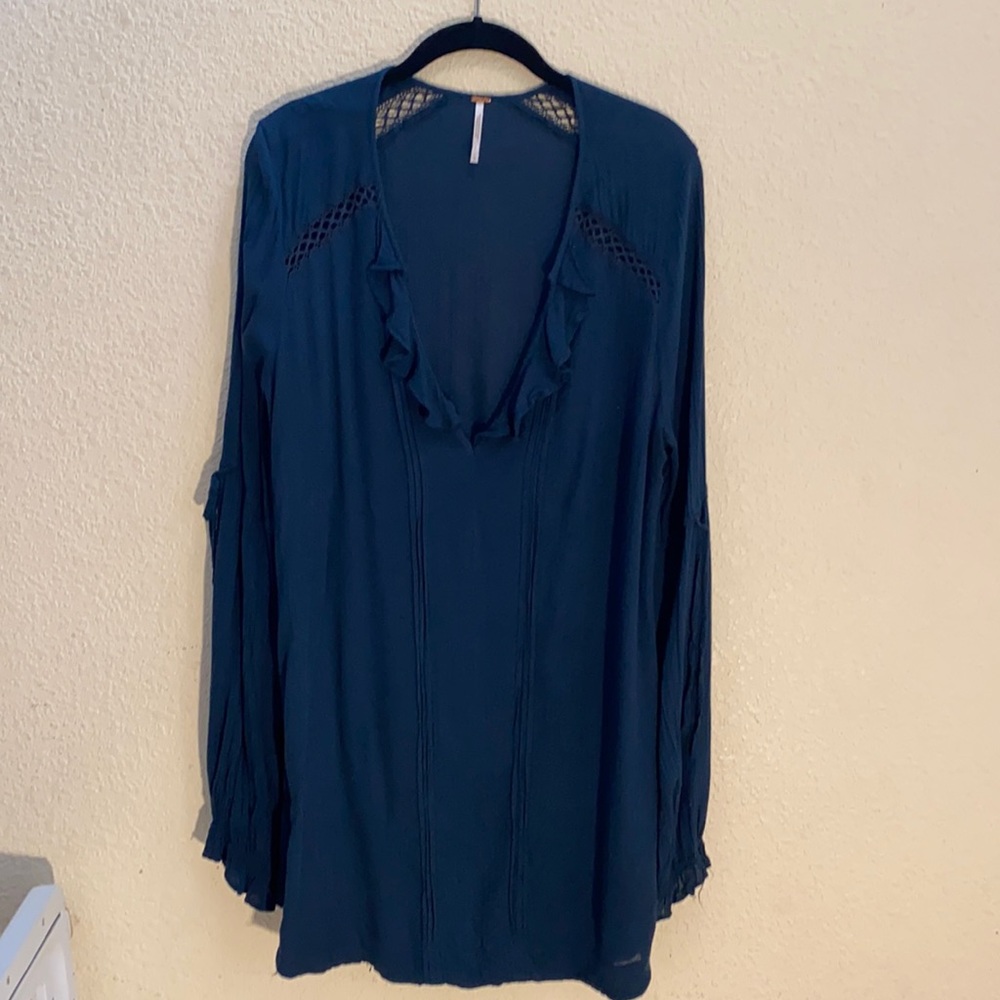Free people green blouse
